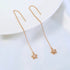 Gold Floral Copper Hardware Tassel Earring Earrings - ROUTINE FASHION